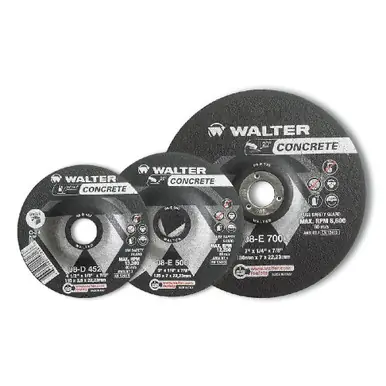 WALTER 08E450 - 4-1/2" x 1/4" CONCRETE Grinding Wheel Type 27 (25pk)