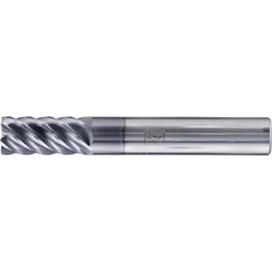 PFERD 23000177 - Square End Mill, 6 flutes, 12mm Dia, 26mm APMX, 83mm OAL, cylindrical shank, U