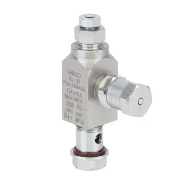 GRACO 24F508 GL-32 Replacement Grease Injector, Carbon Steel, 6 mm outlet, BSPP (5pk)
