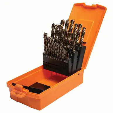 WALTER 01E818 - SST+ 135° 29-Piece Cobalt Drill Bit Set (1/16"-1/2" (by 64ths))