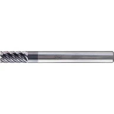 PFERD 23000174 - Square End Mill, 6 flutes, 6mm Dia, 13mm APMX, 57mm OAL, cylindrical shank, Un
