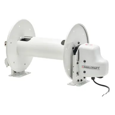 Reelcraft E23018-H-1 - 12V Motorized 1/2" x 300‘ Aluminum Reel, 4500 psi