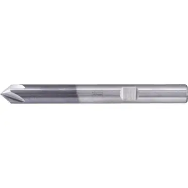 PFERD 23000120 - Deburring End Mill, 4 flutes, 90°, 6mm Dia, 3mm APMX, 57mm OAL, Weldon shank