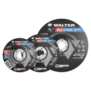 WALTER 08C600 - 6" x 1/4" ALLSTEEL XTRA Grinding Wheel Type 27 (25pk)