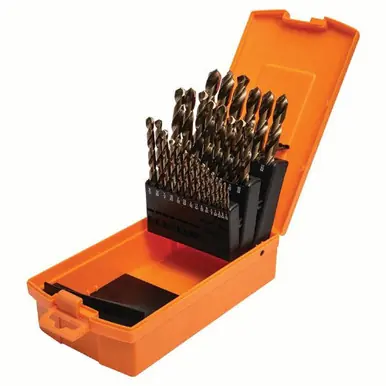 WALTER 01E178 - SST+ 118° 29-Piece Cobalt Drill Bit Set (1/16"-1/2" (by 64ths))
