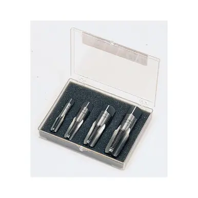 WALTER 02C500 - Various Plug Pipe Tap (4-Piece Set)