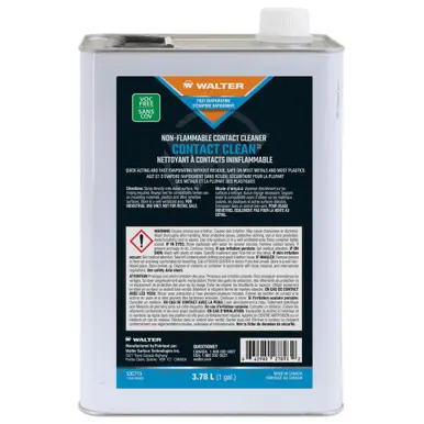 WALTER 53C715 - Contact Clean Jug 1 gal (3.78 L)