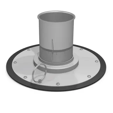 GRACO 77X500 - Dyna-Star Follower Plate, 60 lb / 90 lb Graco Tank, Tube-in-Tube