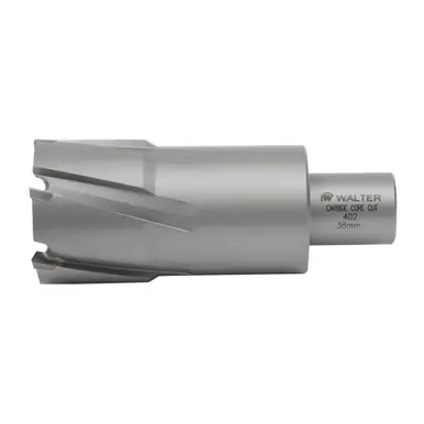 WALTER 05F238 - 38 mm x 55 mm Carbide Annular Cutter Weldon Shank