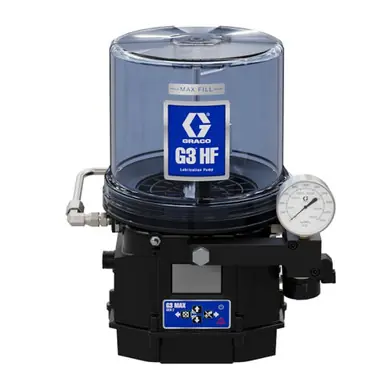GRACO 96G617 - G3 Max HF Grease Lube Pump, 24 VDC, 4L, Low Level Switch
