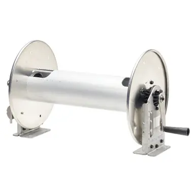 Reelcraft C23022-310 - 5/8" x 300‘ Versatile Aluminum Spray Reel, 3000 psi, Stainless Swivel