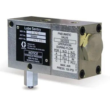 GRACO 563506 - Lube Sentry Valve Switch, Complete - Pneumatic