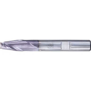 PFERD 23000127 - Square End Mill, 2 flutes 8mm Dia, 16mm APMX, 63mm OAL, Weldon shank, Universa