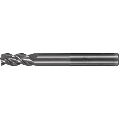 PFERD 23000450 - Chamfered End Mill, 3 flutes, 16mm Dia, 32mm APMX, 130mm OAL, cylindrical shan
