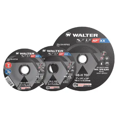 WALTER 08H602 - 6" x 1/8" HP XX Grinding Wheel Type 27 (25pk)