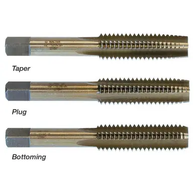 WALTER 03B063 - 3/8"-16 SST Bottoming Hand Tap (3-Piece Set) (3pk)