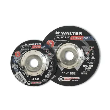 WALTER 11T842 - 4-1/2" x 5/64" x 7/8" COMBO ZIP Cut & Grind Wheel Type 27 (25pk)