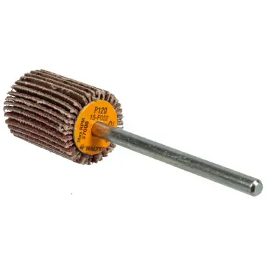 WALTER 15F022 - 5/8" x 3/4" COOLCUT Flap Wheel 120 Grit, 1/8" Shaft (10pk)