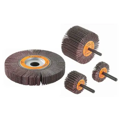 WALTER 15G312 - 6-1/2" x 2" COOLCUT Flap Wheel 120 Grit, 1/4" Shaft
