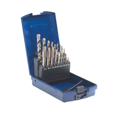 WALTER 03B953 - Various SST Plug Tap & Drill Set (18-Piece Set)