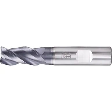 PFERD 23000138 - Chamfered End Mill, 3 flutes, 16mm Dia, 32mm APMX, 92mm OAL, Weldon shank, Uni
