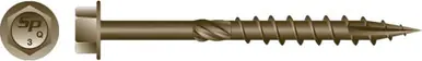 Strong-Point XH14060W - 1/4" x 6" Hex Washer Head Timber Screw, Type 17 500ct