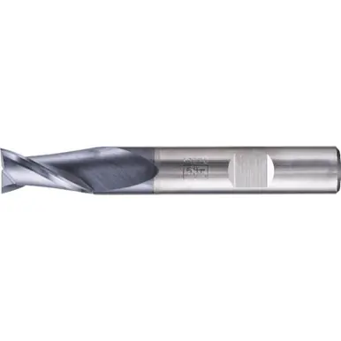 PFERD 23000129 - Square End Mill, 2 flutes 12mm Dia, 22mm APMX, 83mm OAL, Weldon shank, Univers