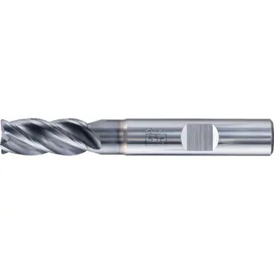 PFERD 23000165 - 0.5mm Radiused End Mill, 4 flutes, 12mm Dia, 26mm APMX, 83mm OAL, Weldon shank