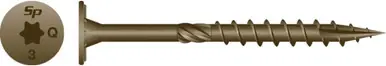 Strong-Point XW20060W - 5/16" x 6" Wafer Head Timber Screw, Type 17 250ct