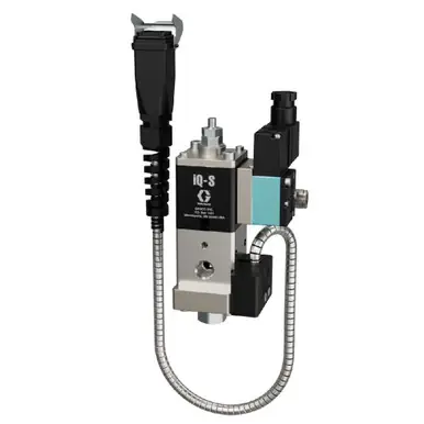 GRACO 2011299 - iQ Dispense Valve, Snuff Back, Heated, NPT Tip , 0in (000mm) Nozzle, Direct Mount