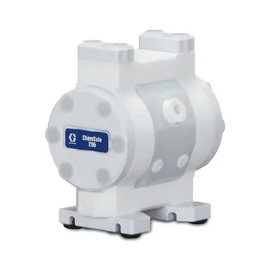 GRACO 24X429 - ChemSafe 205 Air Operated Double Diaphragm Plastic Pump w/ PTFE Seat, PTFE Ball,