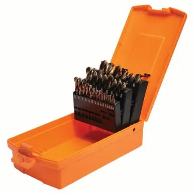 WALTER 01E239 - SST+ 135° 29-Piece Cobalt Drill Bit Set (1/16"-1/2" (by 64ths))