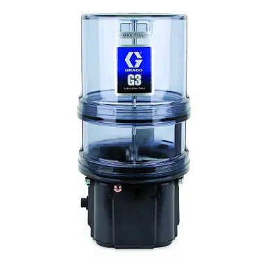 GRACO 96G332 - G3 Standard Grease Lubrication Pump, 12 VDC, 8 Liter, External Low Level, CPC