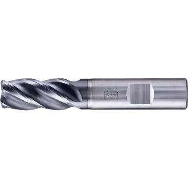 PFERD 23000171 - 2mm Radiused End Mill, 4 flutes, 16mm Dia, 32mm APMX, 92mm OAL, Weldon shank