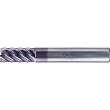 PFERD 23000176 - Square End Mill, 6 flutes, 10mm Dia, 22mm APMX, 72mm OAL, cylindrical shank, U