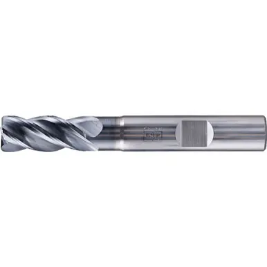 PFERD 23000164 - 2mm Radiused End Mill, 4 flutes, 10mm Dia, 22mm APMX, 72mm OAL, Weldon shank