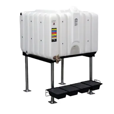 Rhino Tuff Tanks RTT-6200-NV 120 Gallon Gravity Feed Tank Package