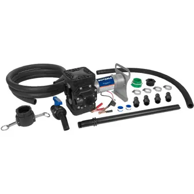 FILL-RITE SS415BX731PG - 12V Chemical Transfer Pump, Pump-N-Go Mount w/ Motor Bracket, Hose, &