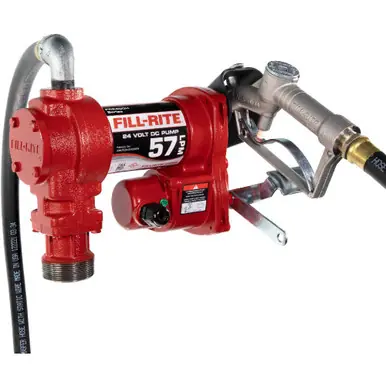 FILL-RITE FR2410H - 24V 57 LPM Fuel Transfer Pump w/ Nozzle
