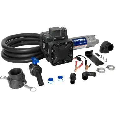 FILL-RITE SS419BX665 - 12V Chemical Transfer Pump, Plastic Straight Flange Mount