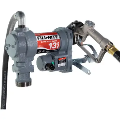 FILL-RITE SD1202H - 12V 13 GPM Fuel Transfer Pump w/ Nozzle