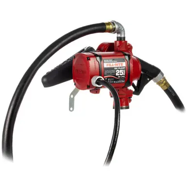 FILL-RITE NX25-DDCNB-AA - 12/24V 25 GPM Fuel Transfer Pump w/ Nozzle