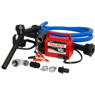 FILL-RITE FR1616 - 12V 10 GPM Fuel Transfer Pump w/ Nozzle