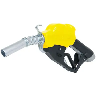 FILL-RITE N100DAU13Y - 1" Ultra High-Flow Automatic Diesel Spout Nozzle (Yellow)