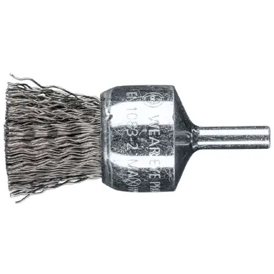 PFERD 145920 1" PSF Crimped End Brush .020 CS Wire, 1/4" Shank - BULK PACK (10pk)