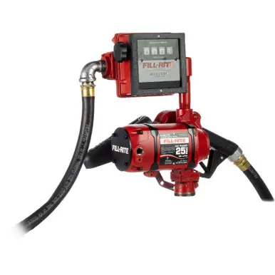 FILL-RITE NX25-120NB-AJ - 120V 25 GPM Fuel Transfer Pump w/ Meter & Nozzle
