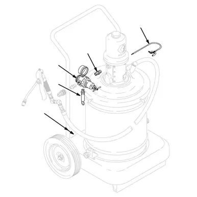 GRACO 240831 - CE Installation Kit, for Fire-Ball 300 50 1 Pump (Model 240880/240884)