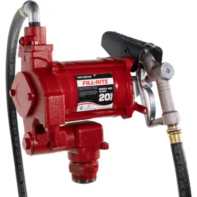 FILL-RITE FR700VG - 220V 20 GPM Fuel Transfer Pump w/ Nozzle