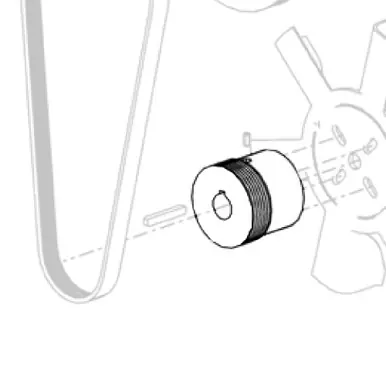 GRACO 15G811 - Engine Drive Pulley