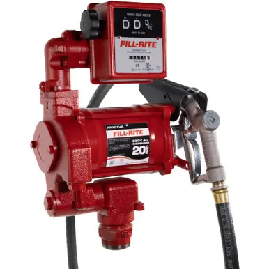 FILL-RITE FR701VG - 220V 20 GPM Fuel Transfer Pump w/ Meter & Nozzle